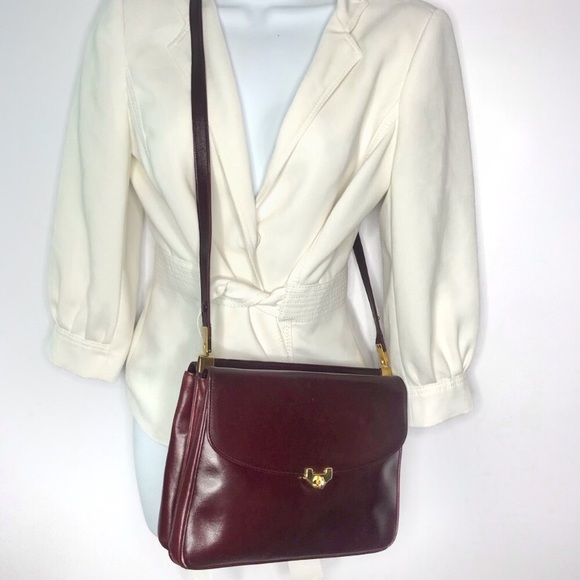 Bally Handbags - Vintage Bally Leather Shoulder Purse